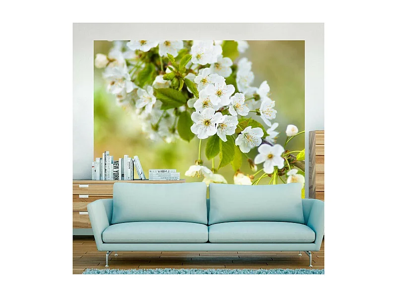 Papier Peint "Fleurs de Cerisier Délicates" 231 x 300 cm