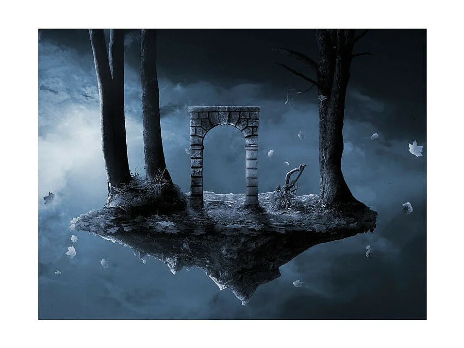 Papier Peint "Portail Fantaisie" 193 x 250 cm