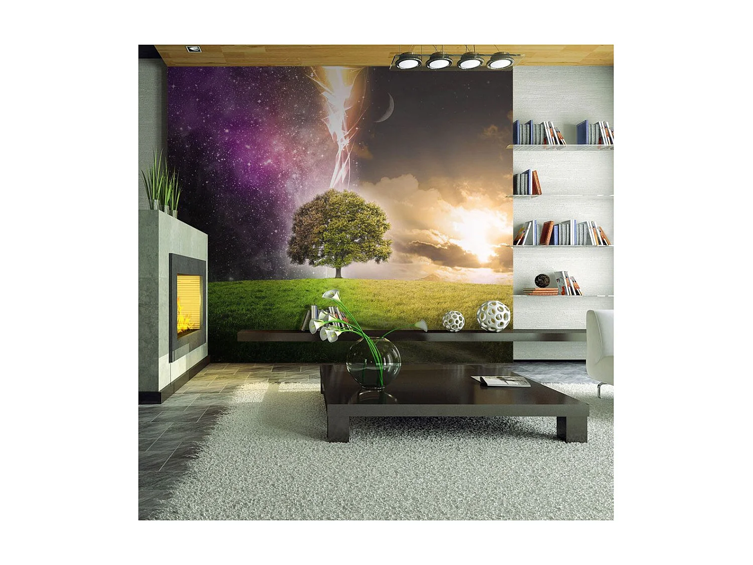 Papier Peint "Magic Tree" 193 x 250 cm