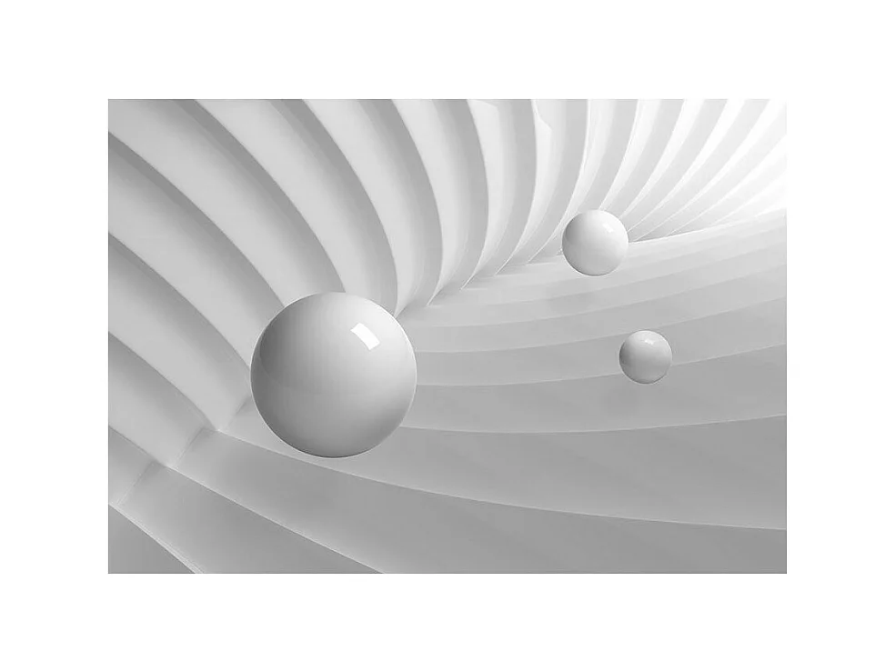 Papier Peint "White Symmetry" 210 x 300 cm