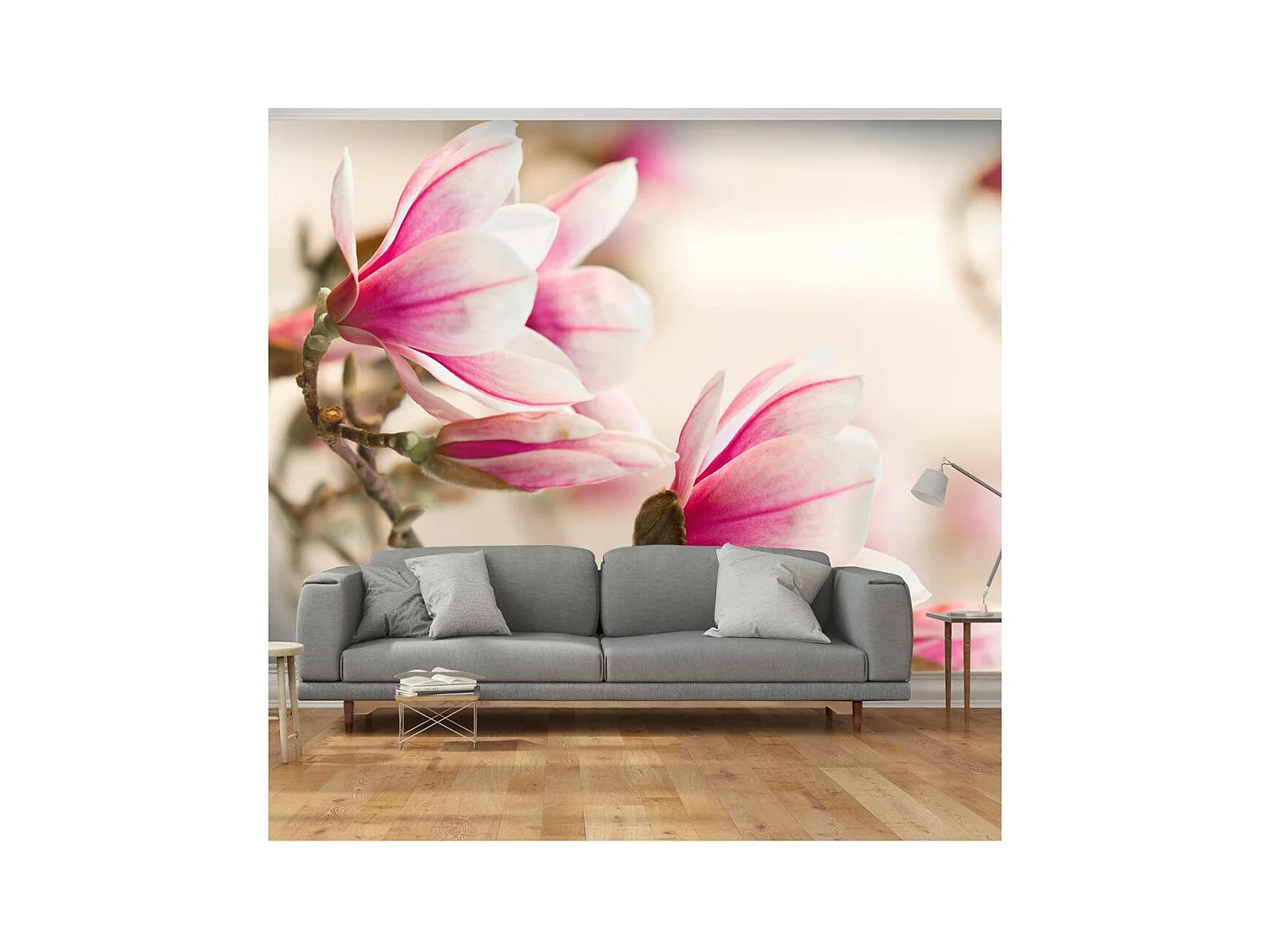 Papier Peint "Branch of Magnolia Tree" 193 x 250 cm