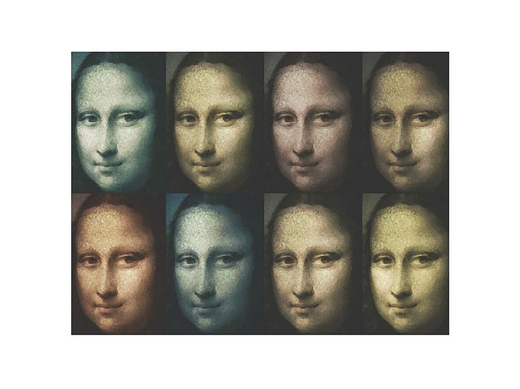 Papier Peint "La Joconde Pop Art" 309 x 400 cm