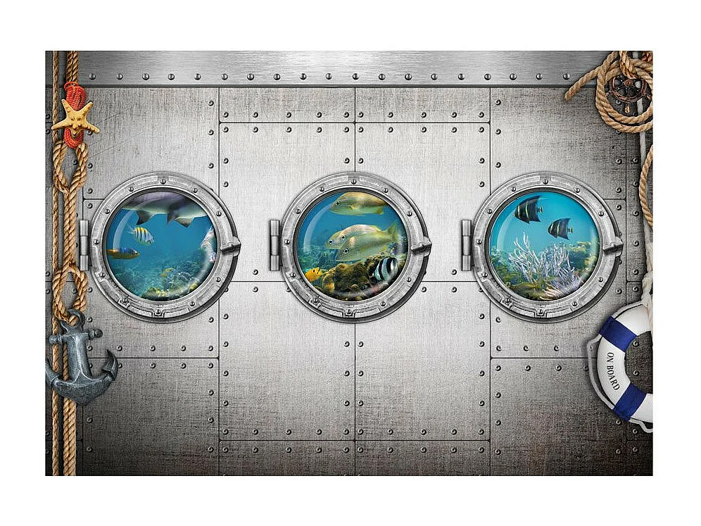 Papier Peint "Portholes" 140 x 200 cm