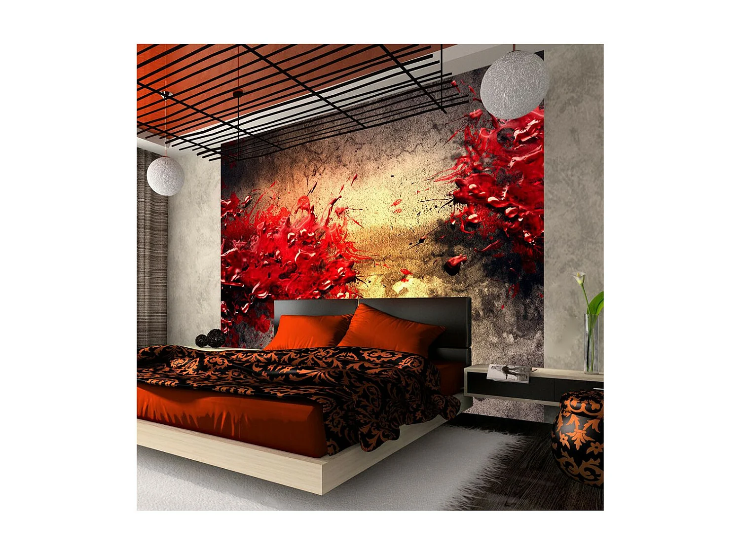 Papier Peint "Volcan de la Passion" 154 x 200 cm