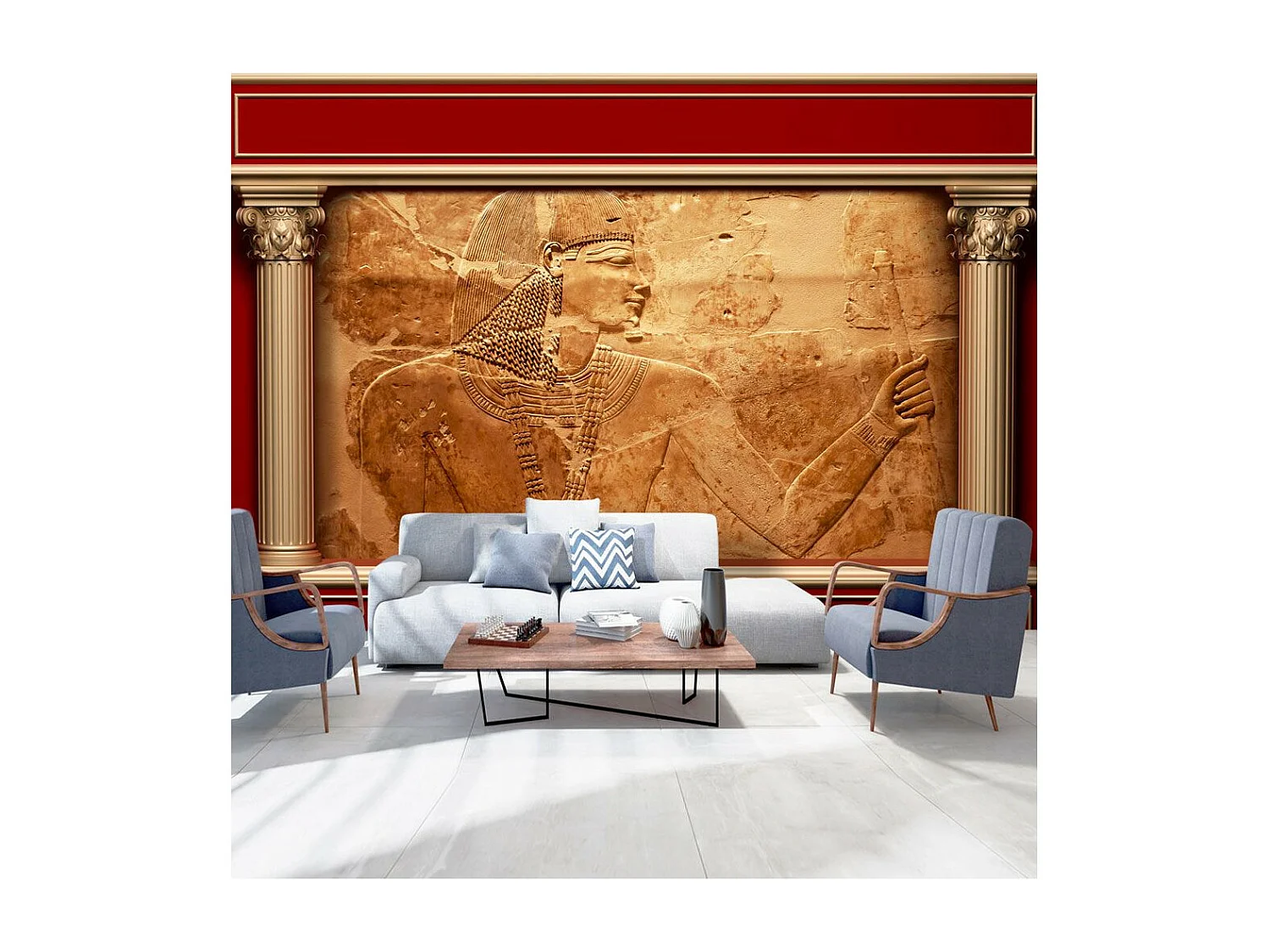 Papier Peint "Egyptian Walls" 175 x 250 cm