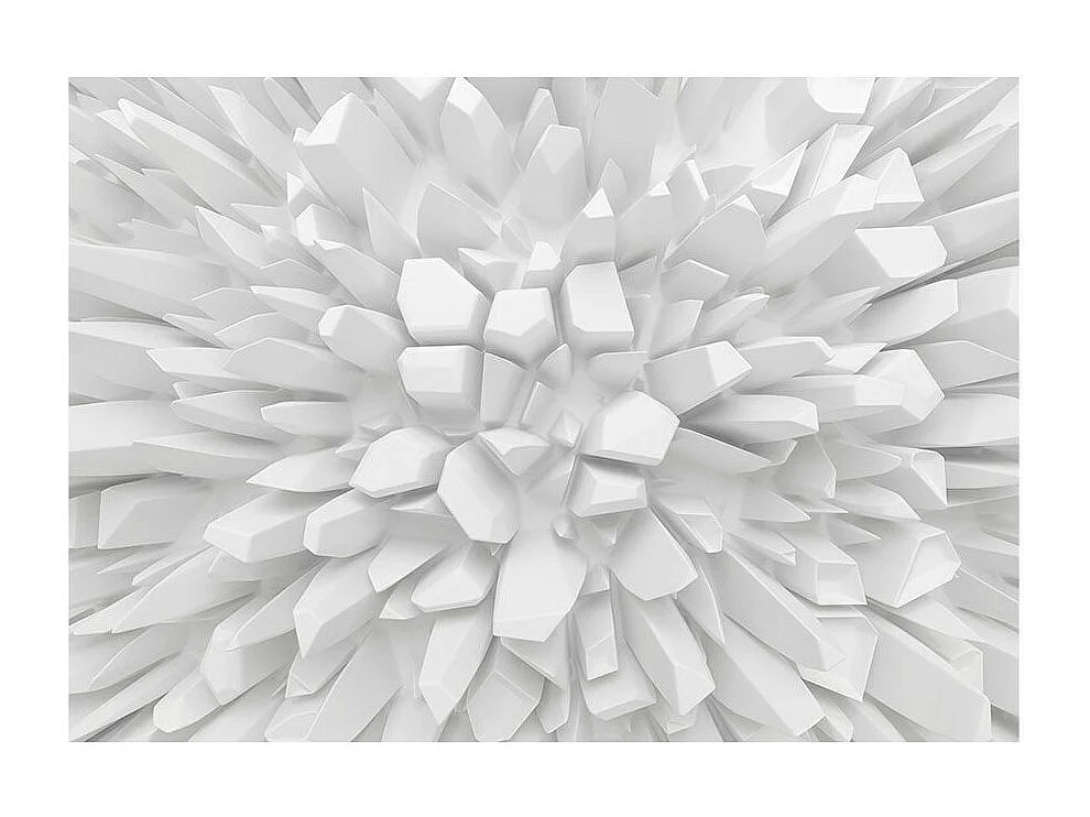 Papier Peint "White Dahlia" 105 x 150 cm