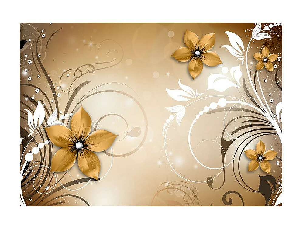 Papier Peint "Brown Rhapsody" 140 x 200 cm