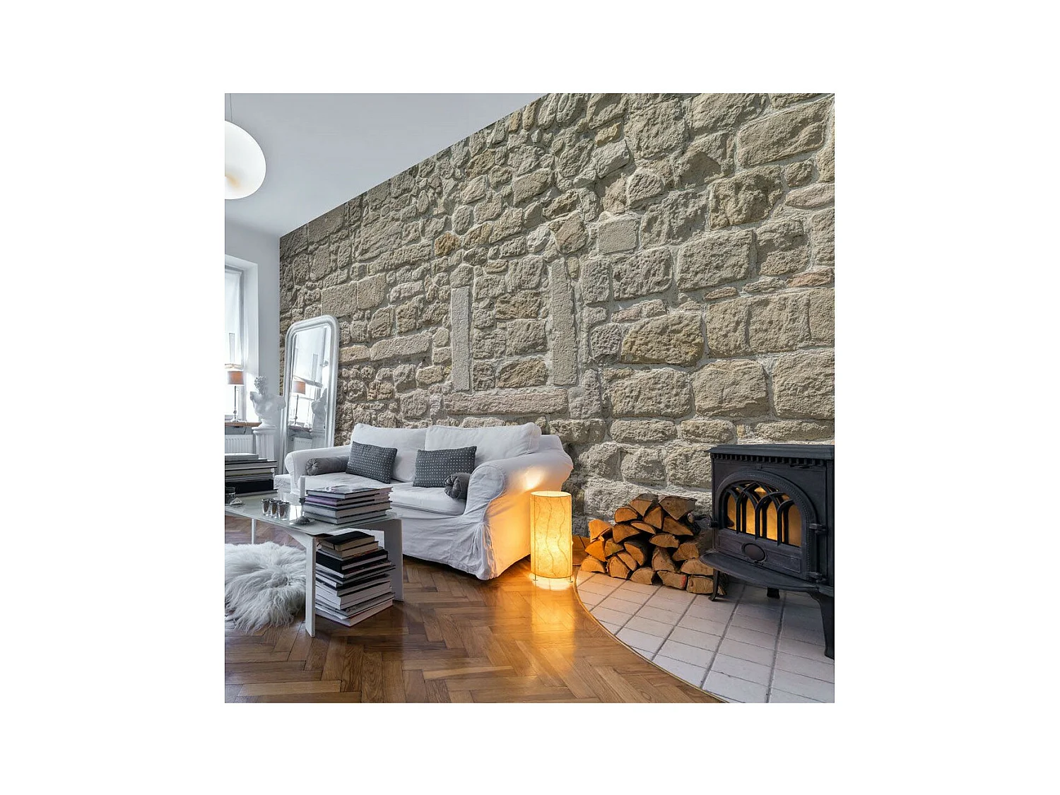 Papier Peint XXL "Stone Temple" 280x500cm