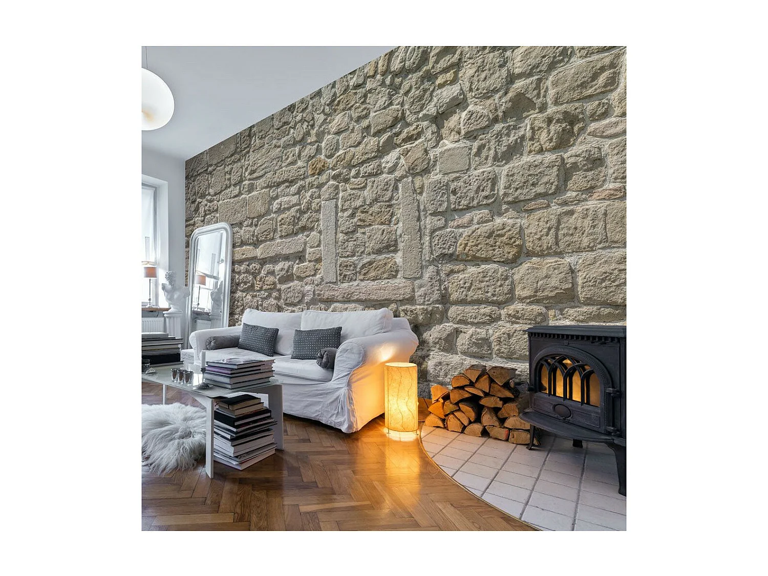 Papier Peint XXL "Stone Temple" 280x500cm