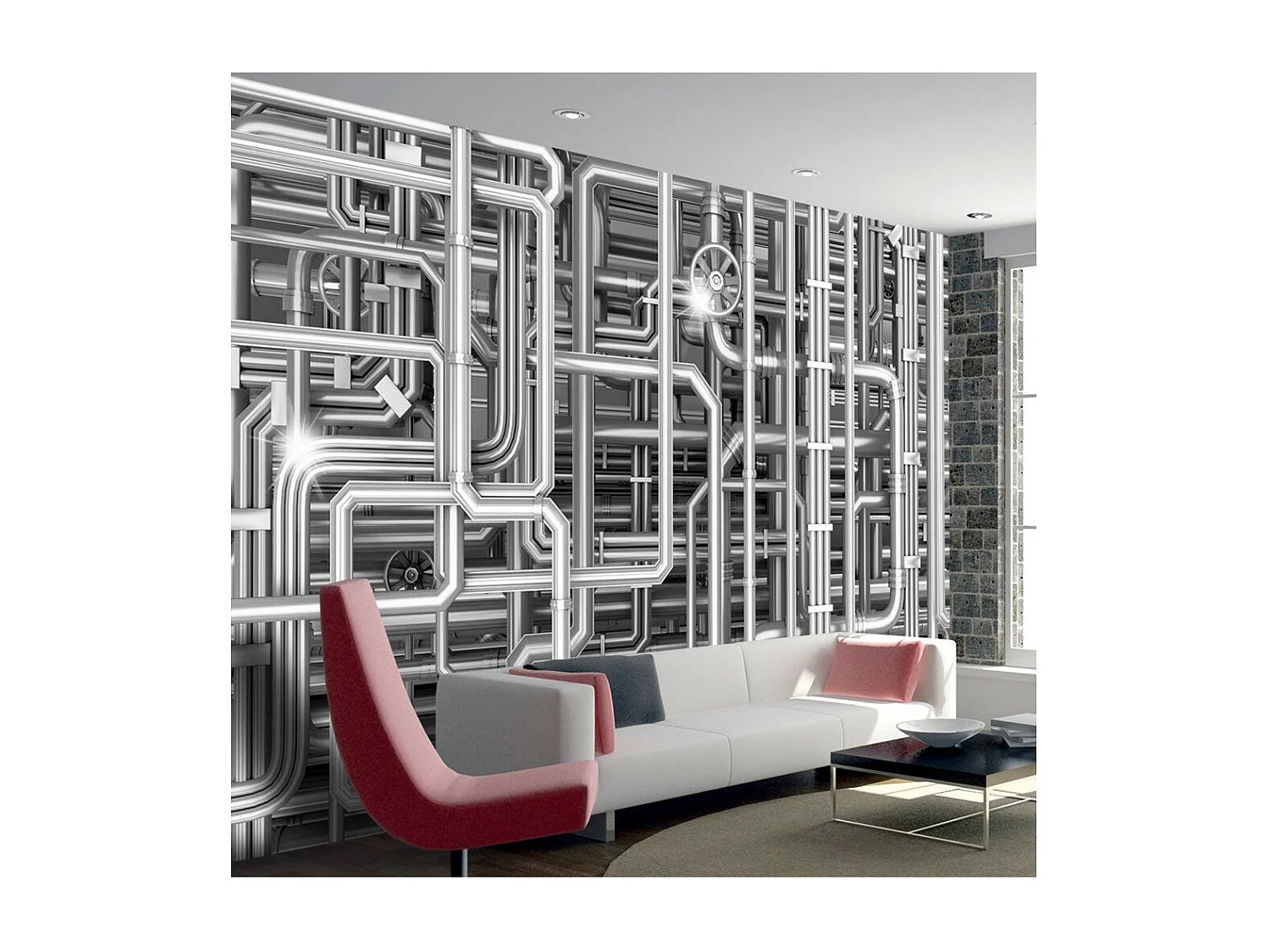 Papier Peint "Urban Maze" 210 x 300 cm