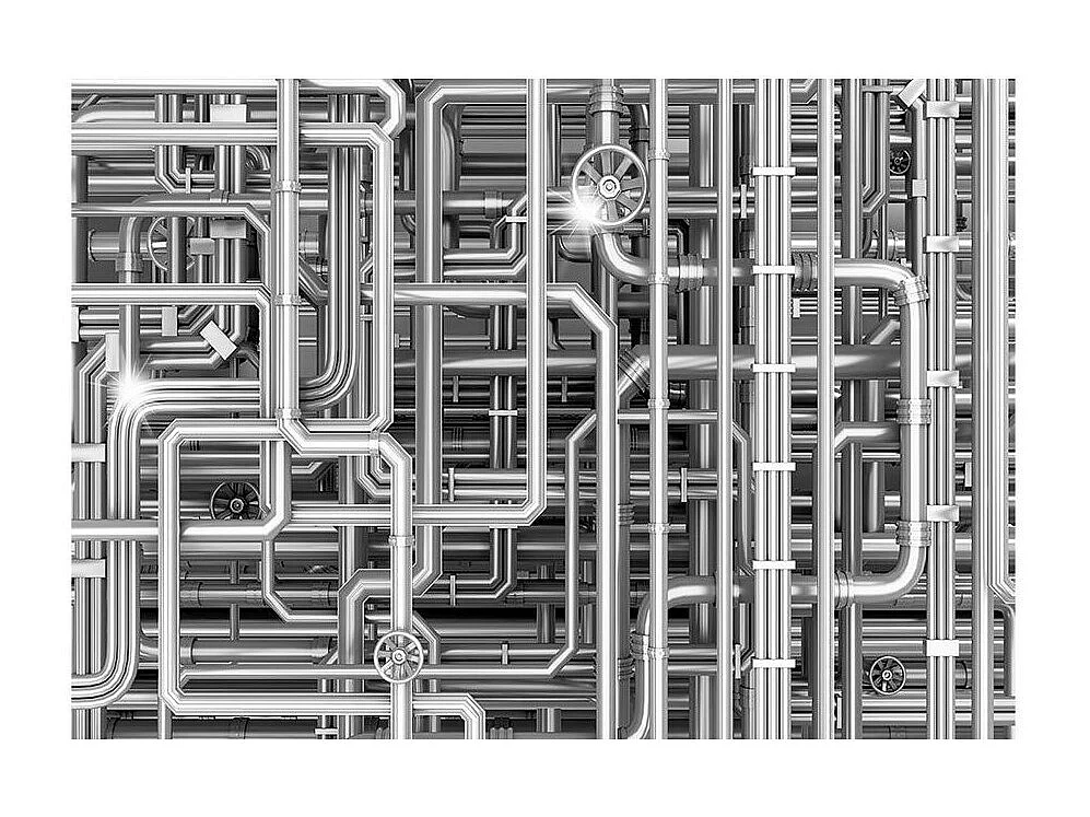 Papier Peint "Urban Maze" 210 x 300 cm