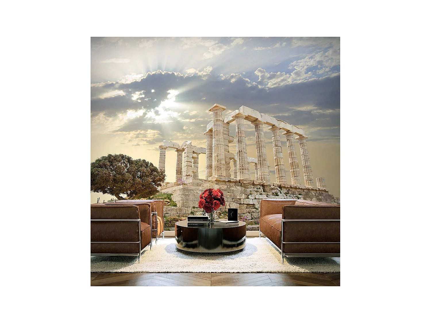 Papier Peint "L'Acropole, Grèce" 193 x 250 cm