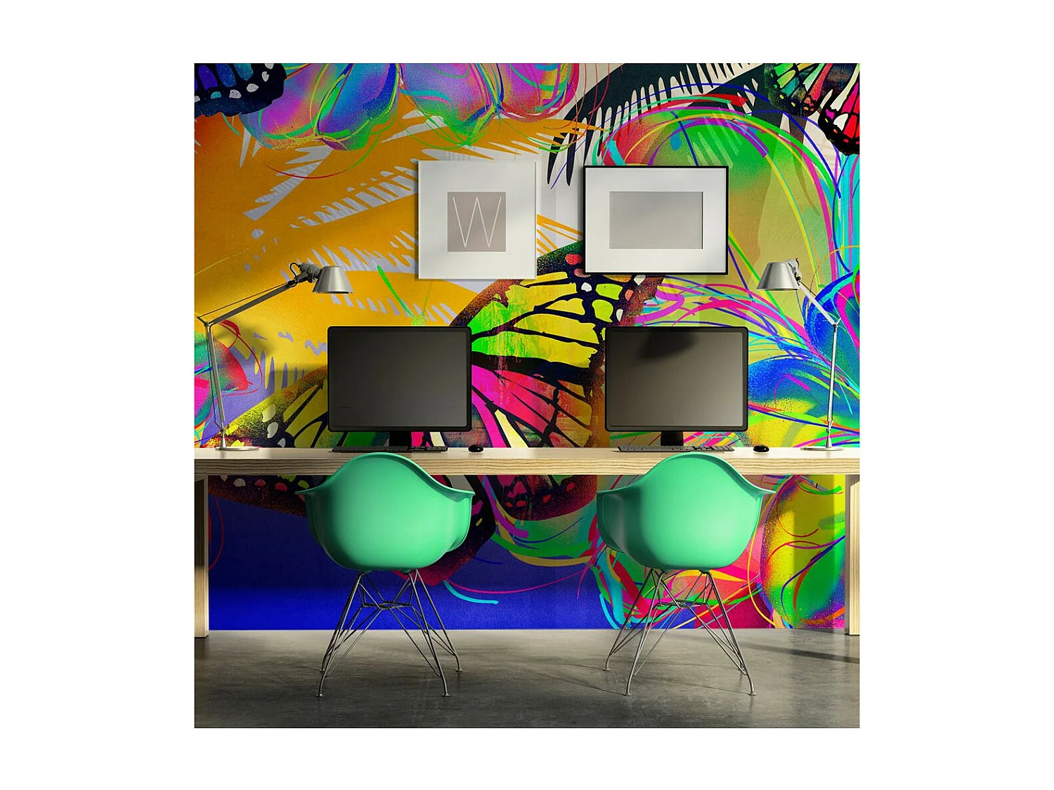 Papier Peint "Butterflies in the Stomach" 231 x 300 cm