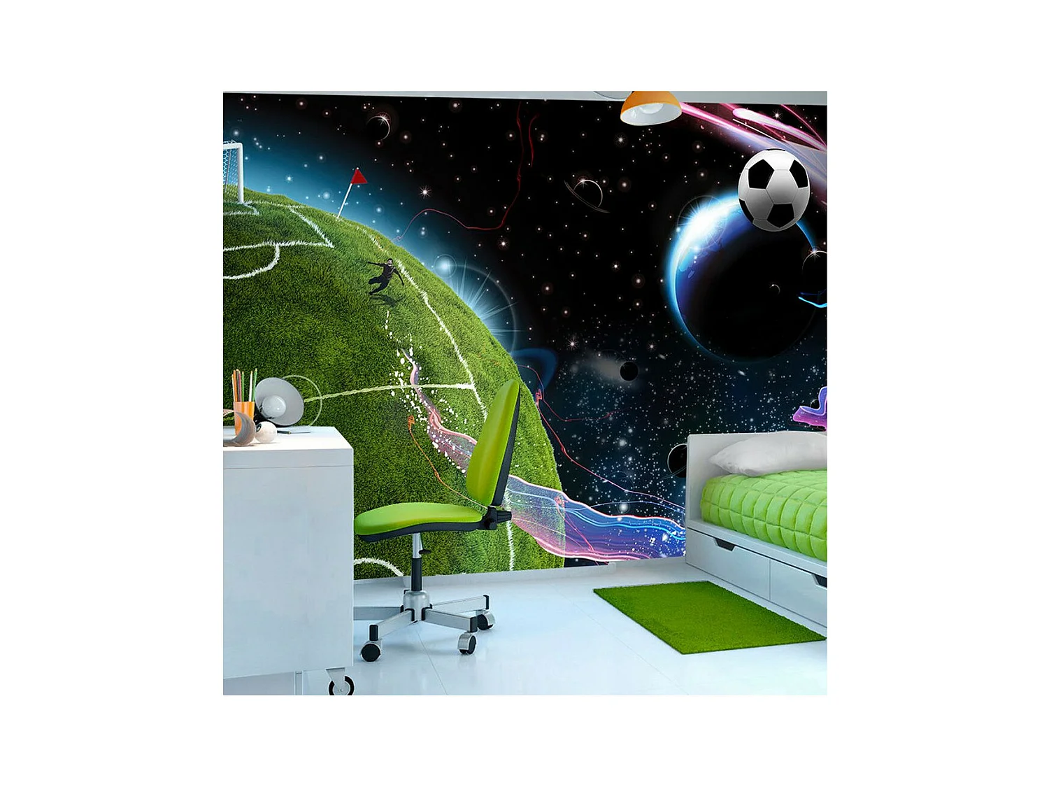 Papier Peint "Space Match" 105 x 150 cm