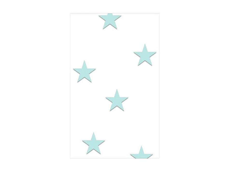 Papier Peint "Stars Aquamarine" 50x1000cm