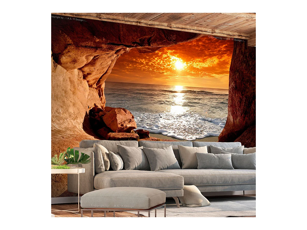 Papier Peint "Exit From the Cave" 70 x 100 cm