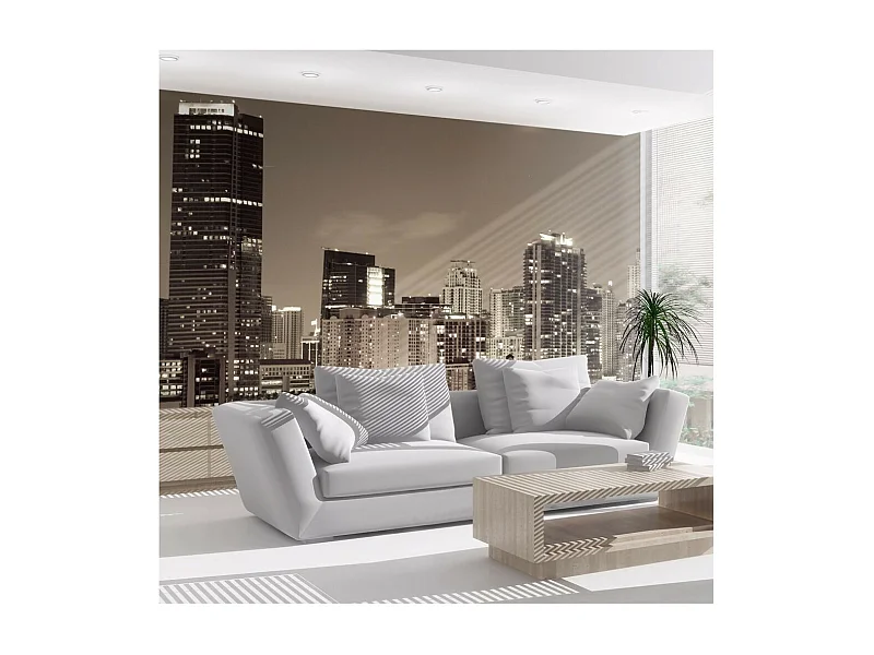 Papier Peint "La Vie Nocturne à Miami" 270 x 350 cm