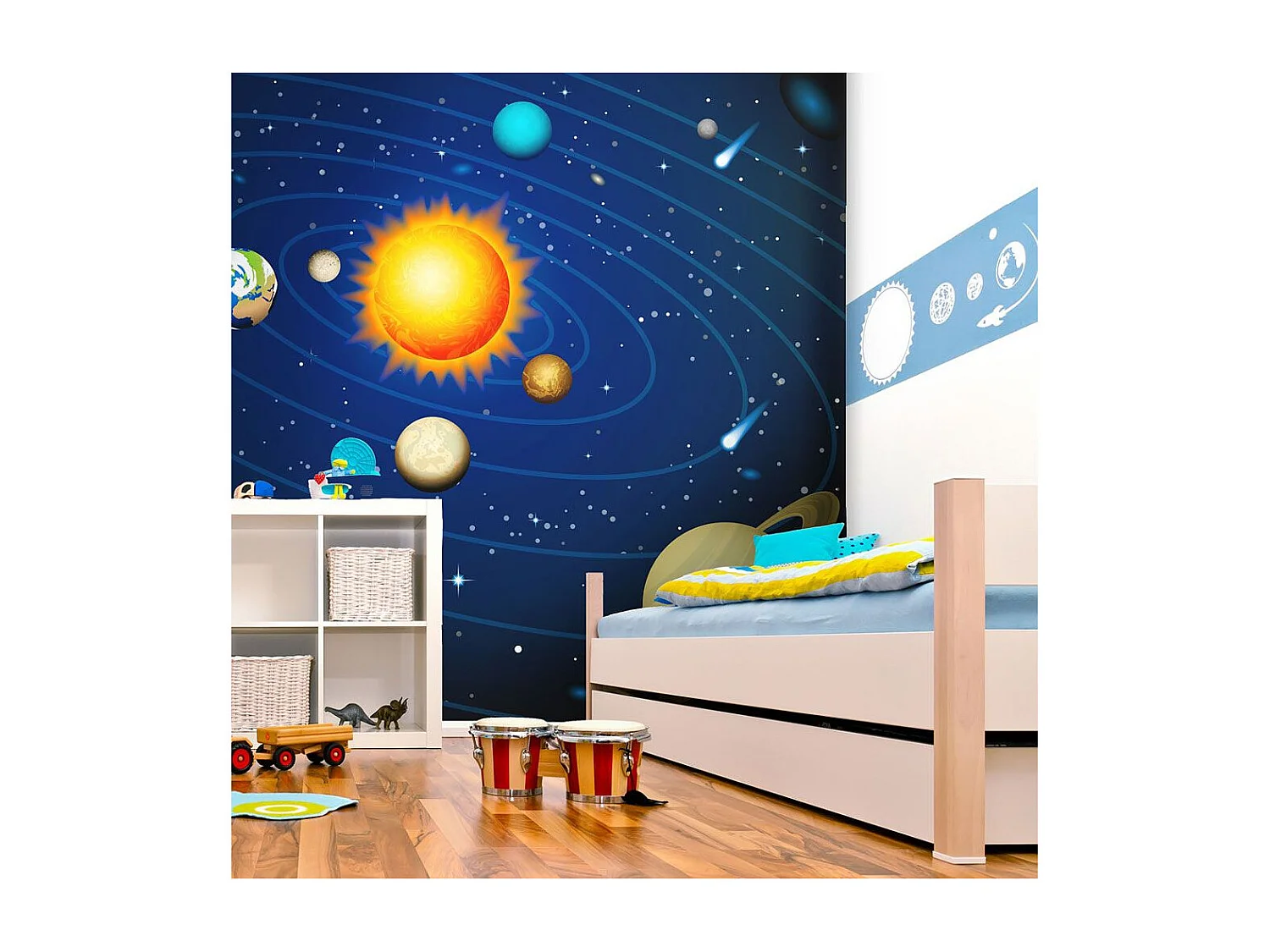 Papier Peint "Système Solaire" 193 x 250 cm