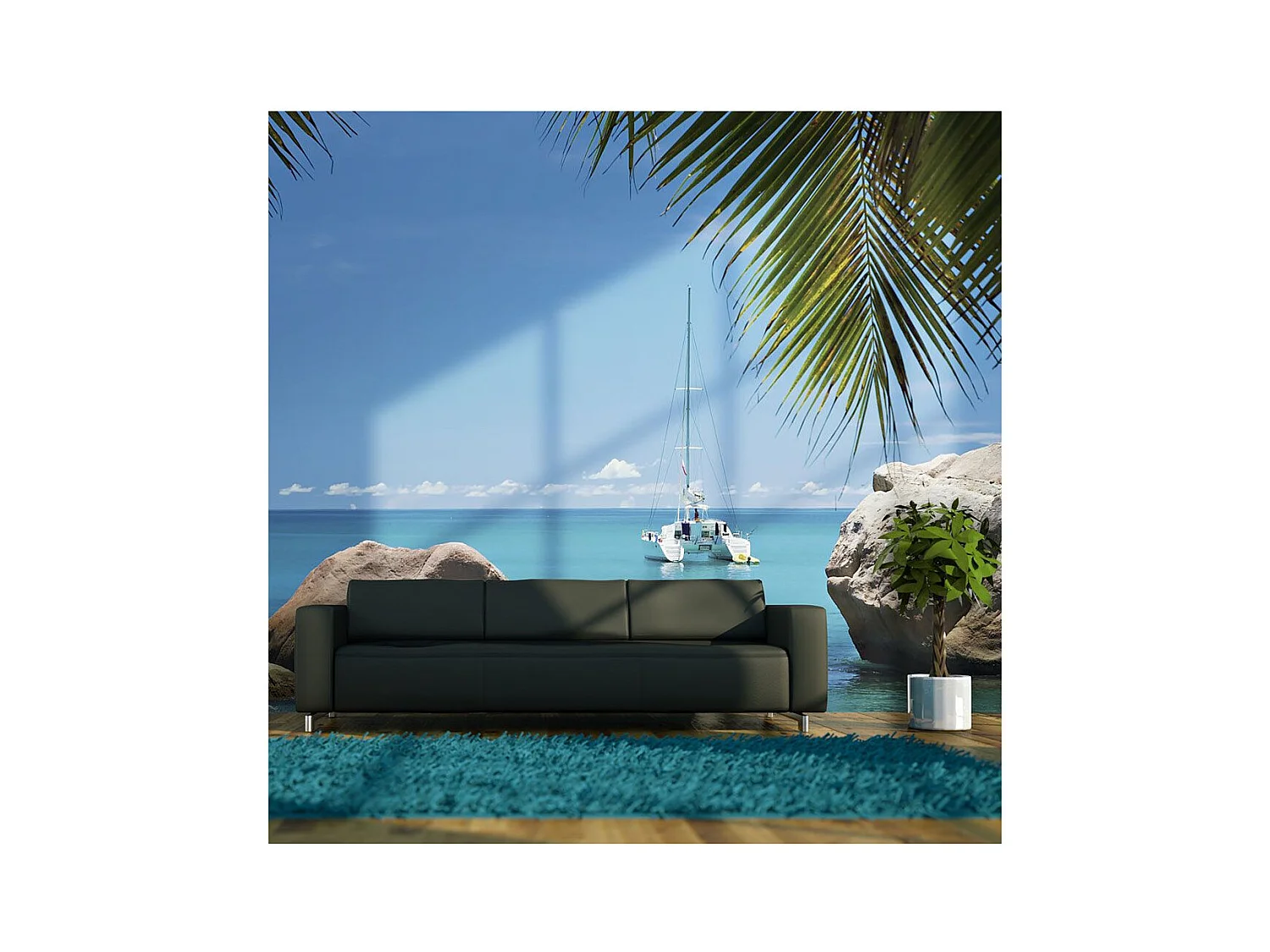 Papier Peint "Seychelles" 231 x 300 cm