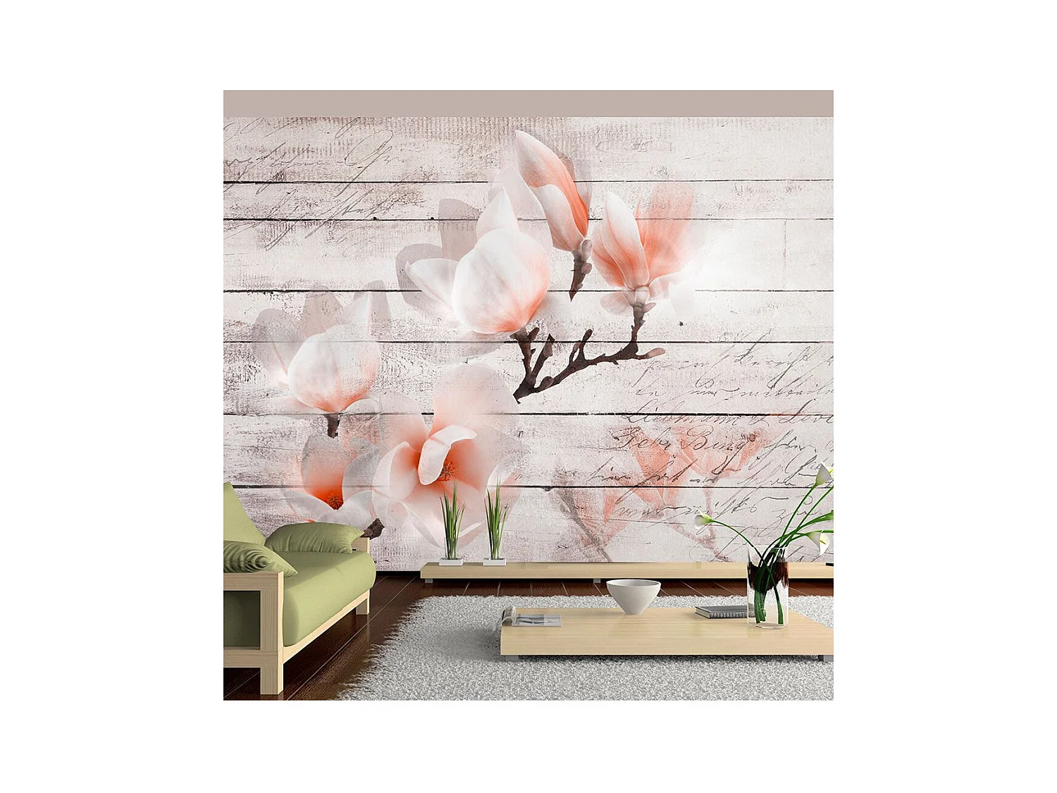 Papier Peint "Subtlety of the Magnolia" 140 x 200 cm