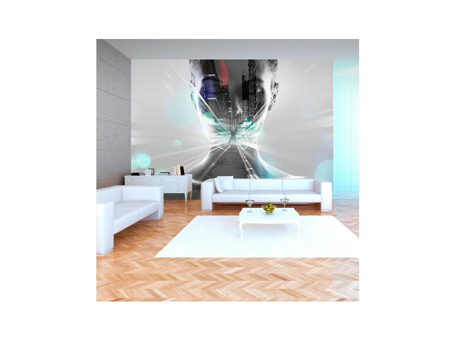 Papier Peint "City Woman" 210 x 300 cm