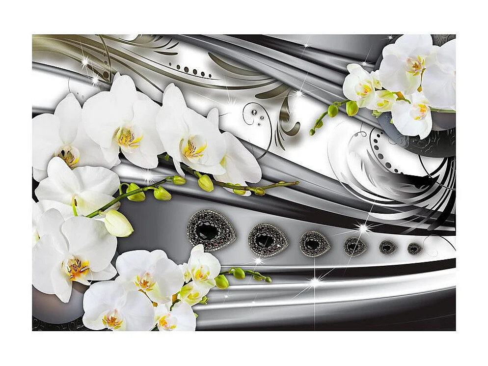 Papier Peint "Orchids & Jewelry" 140 x 200 cm