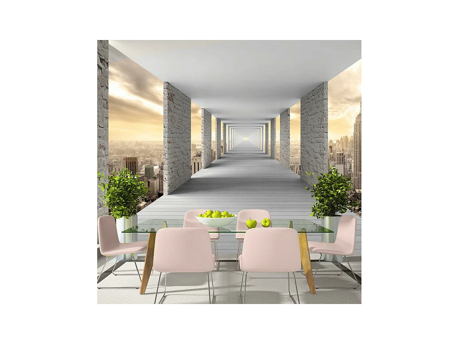 Papier Peint "Skyward Corridor" 245 x 350 cm