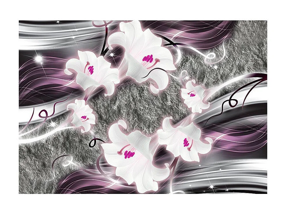 Papier Peint "Dance of Charmed Lilies" 175 x 250 cm