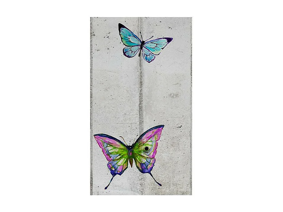 Papier Peint "Butterflies & Concrete" 50x1000cm