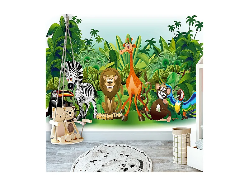 Papier Peint "Jungle Animals" 210 x 300 cm