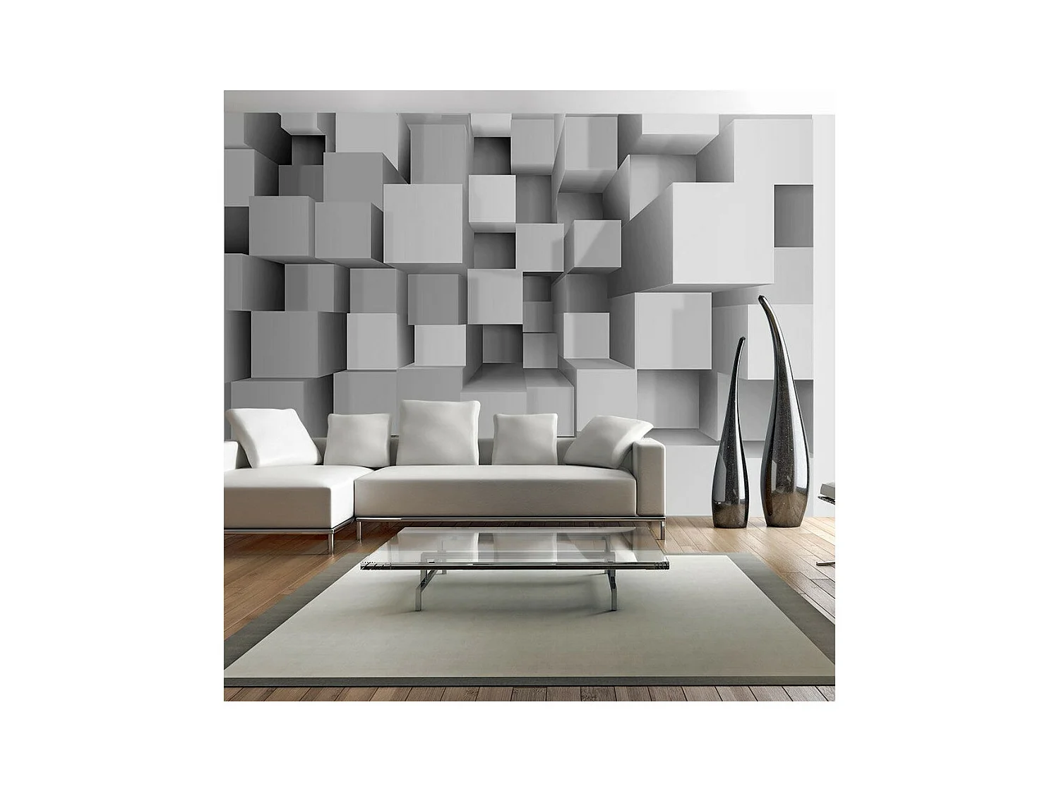 Papier Peint "Geometric Puzzle II" 245 x 350 cm