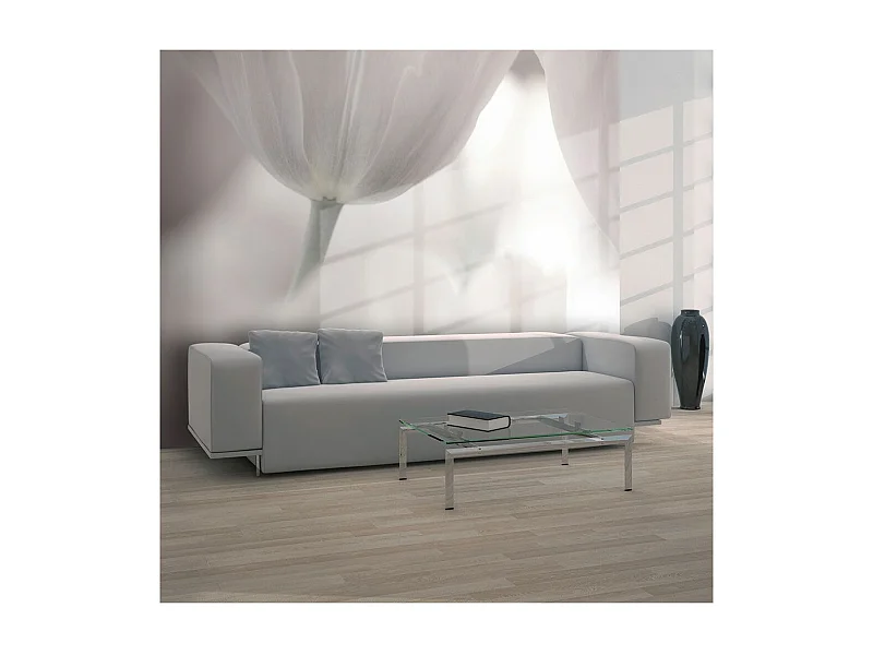 Papier Peint "Tulips Fine Art Black & White" 154 x 200 cm