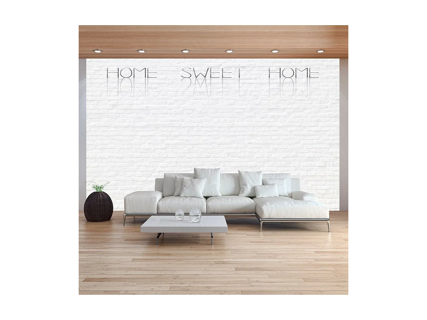 Papier Peint "Home Sweet Home Wall" 245 x 350 cm
