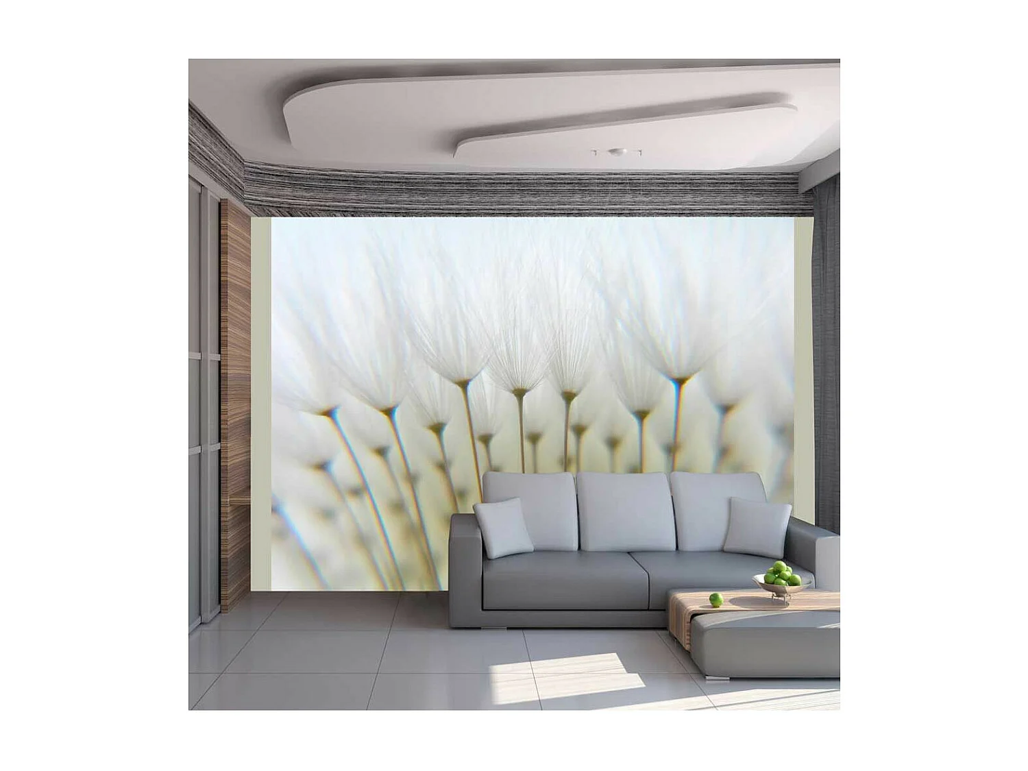 Papier Peint "Forêt de Pissenlits" 270 x 350 cm