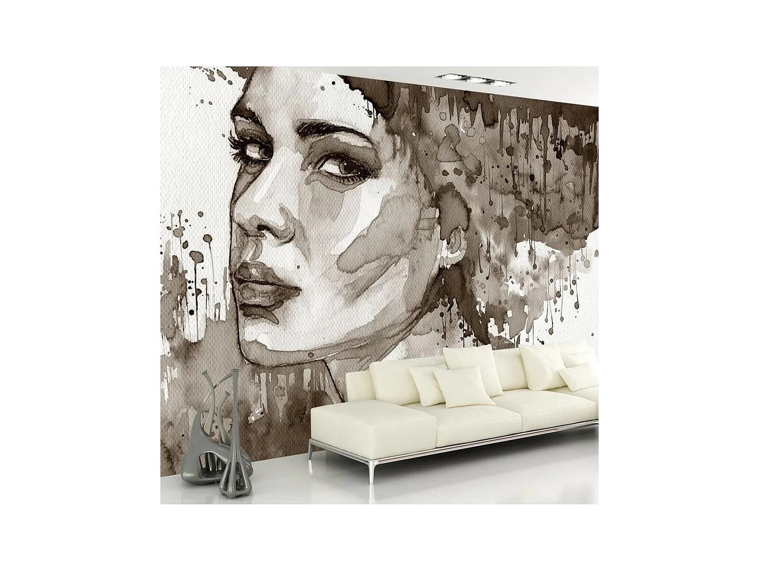 Papier Peint "Black Lady" 140 x 200 cm