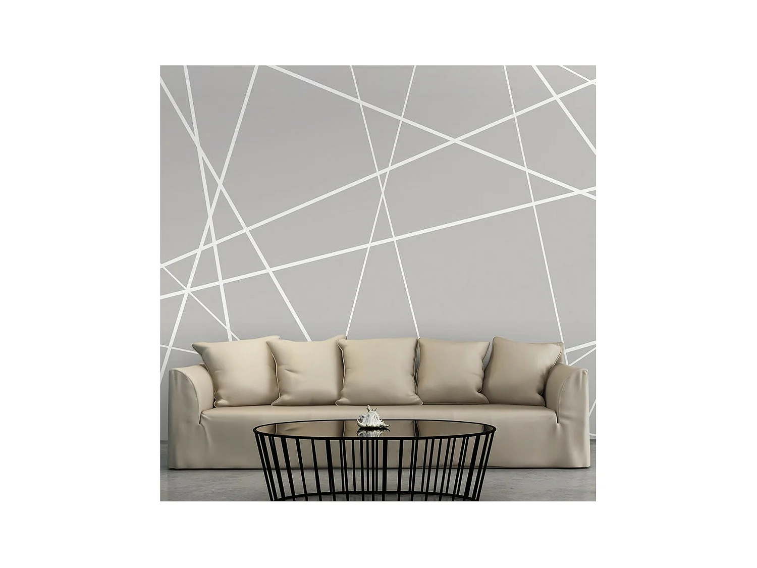 Papier Peint "Modern Cobweb" 70 x 100 cm