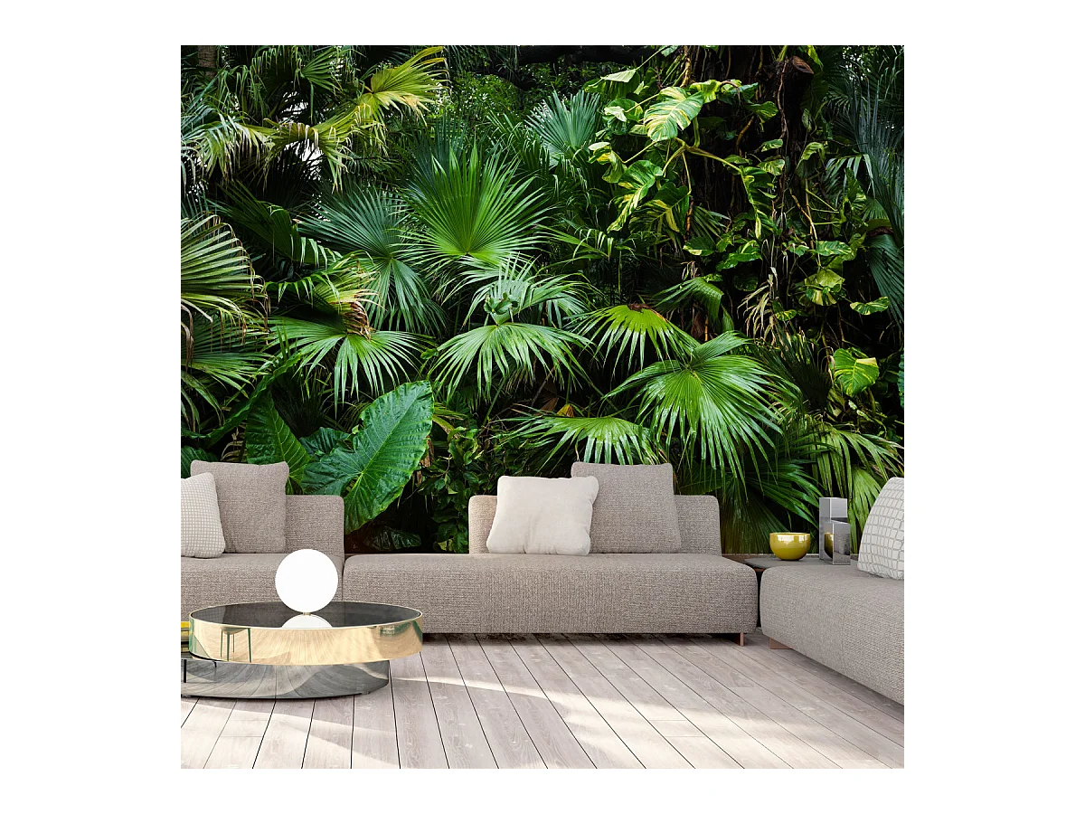 Papier Peint "Sunny Jungle" 70 x 100 cm