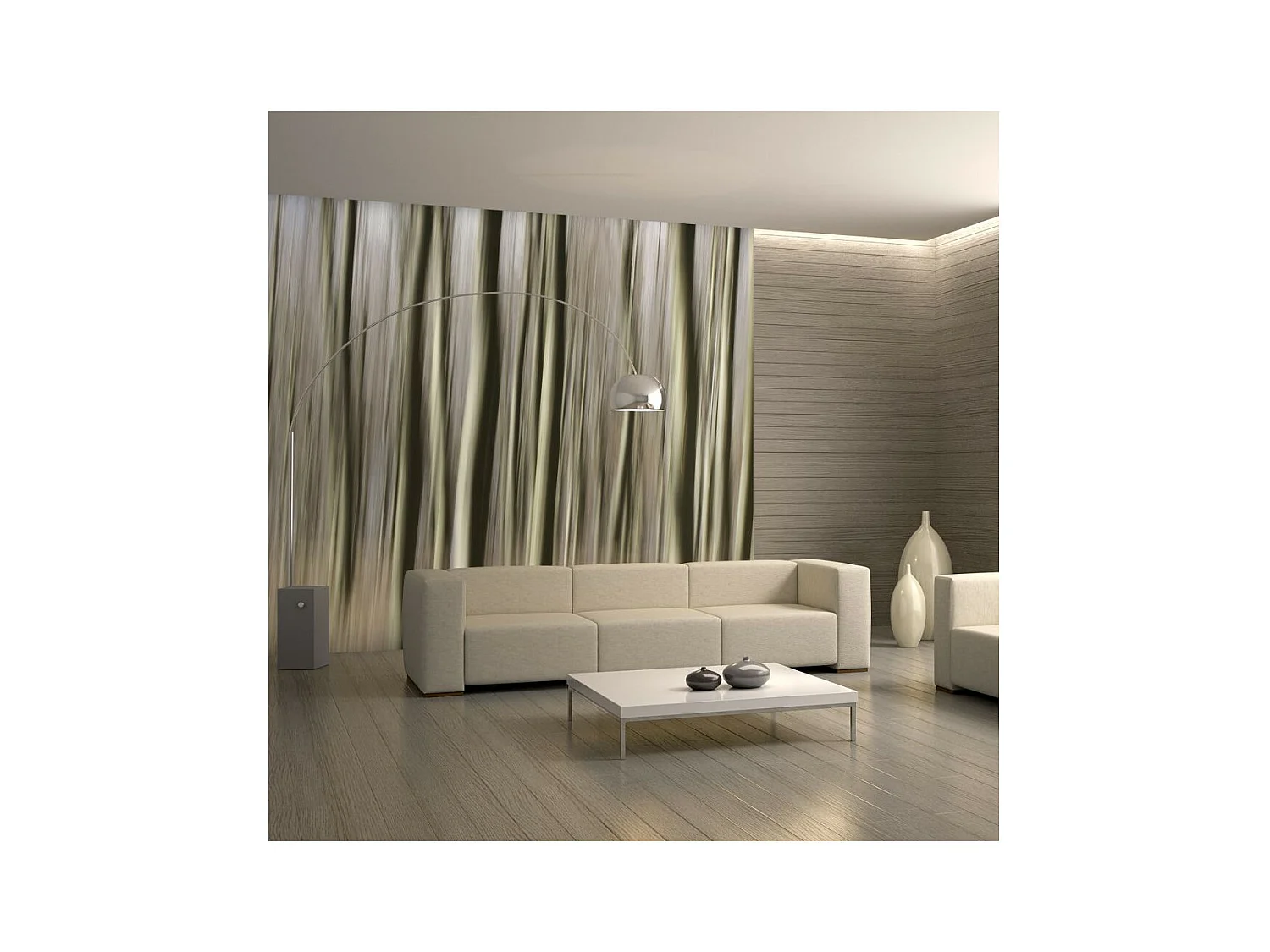 Papier Peint "Forêt" 154 x 200 cm