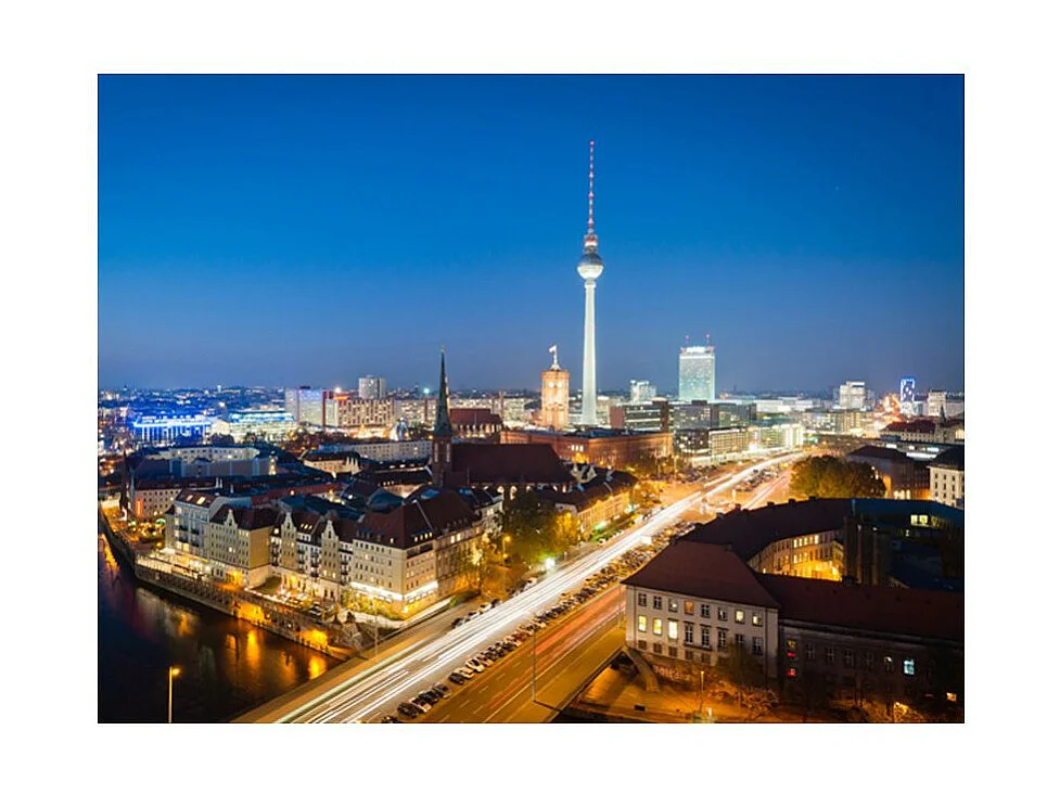 Papier Peint "Berlin By Night" 154 x 200 cm