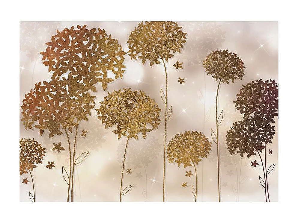 Papier Peint "Golden Garden" 245 x 350 cm