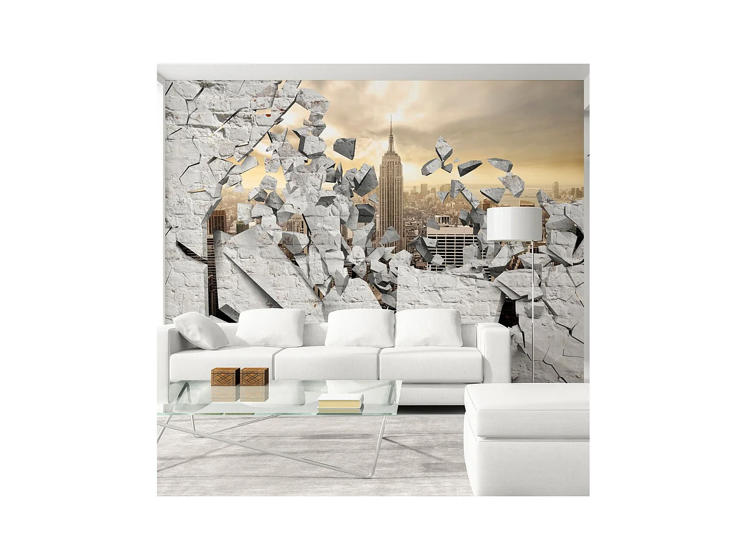 Papier Peint "NY City Behind the Wall" 245 x 350 cm