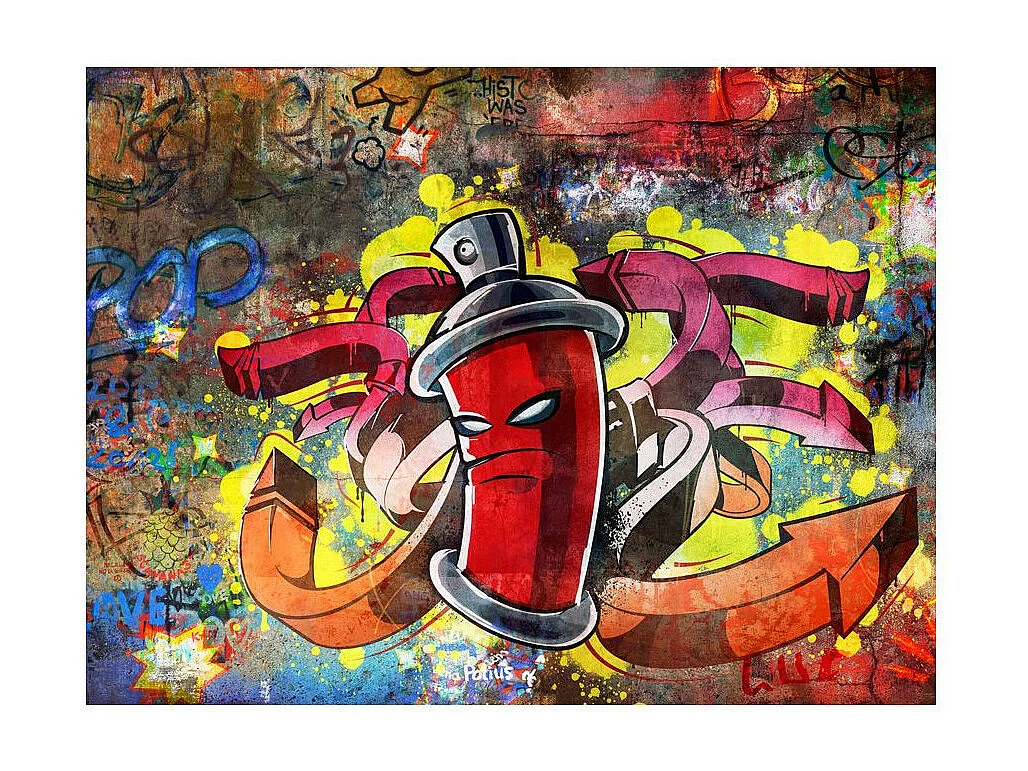 Papier Peint II "Graffiti Monster" 270 x 350 cm