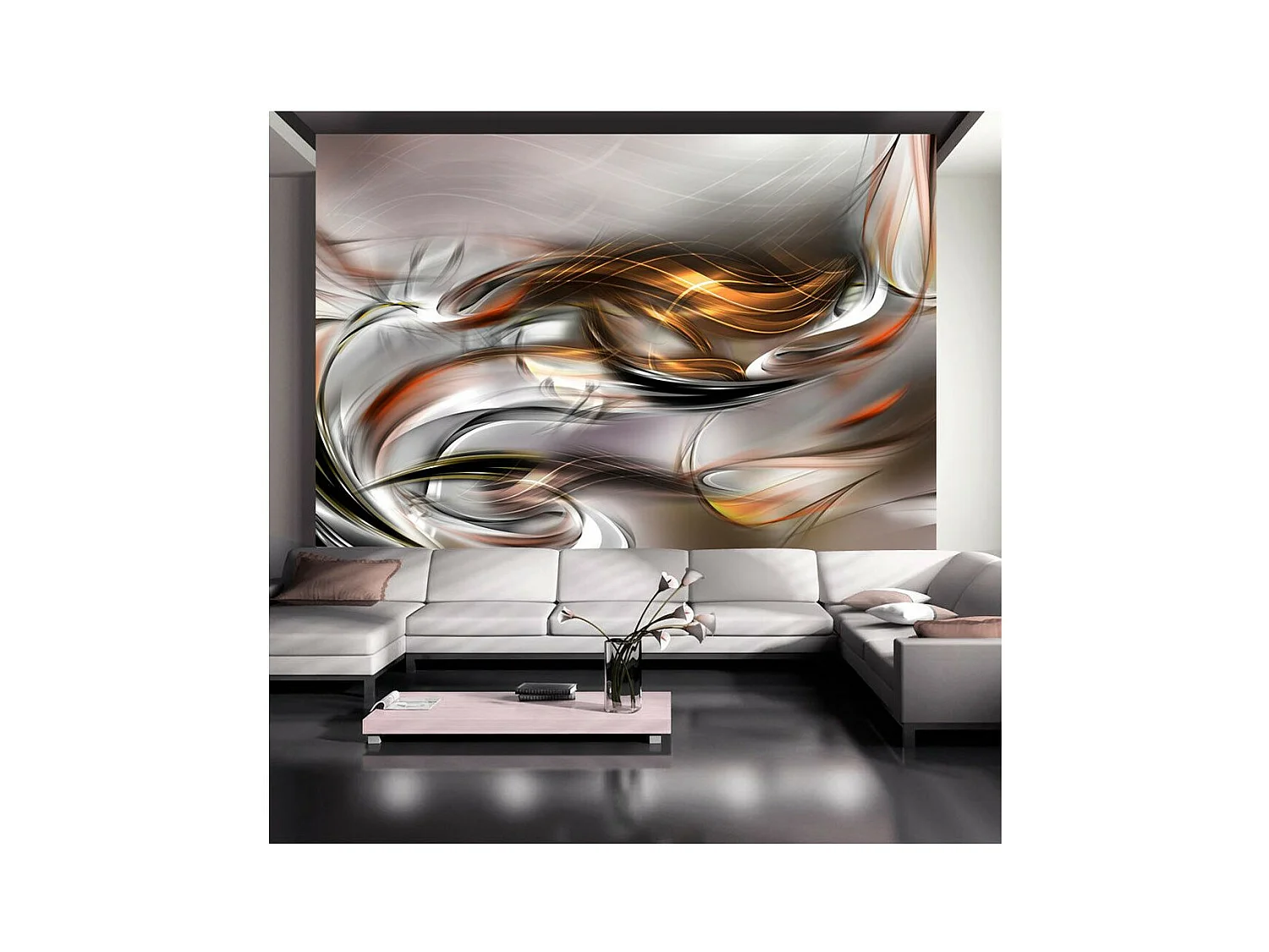 Papier Peint "Golden Cloud" 175 x 250 cm