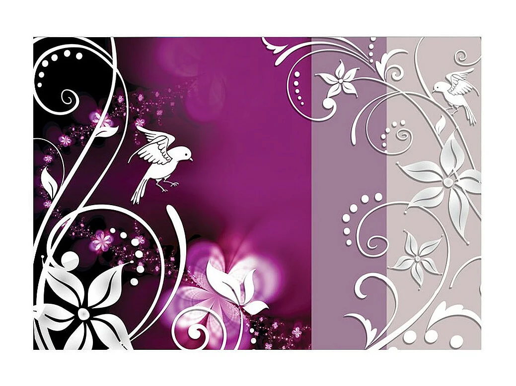 Papier Peint "Floral Fantasy" 105 x 150 cm