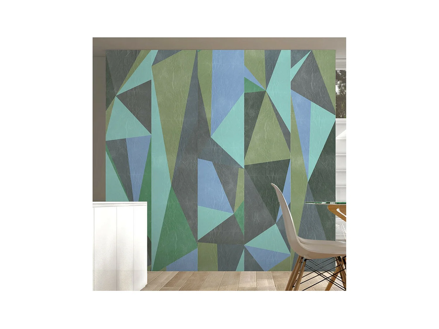Papier Peint "Triangles Gris" 50x1000cm