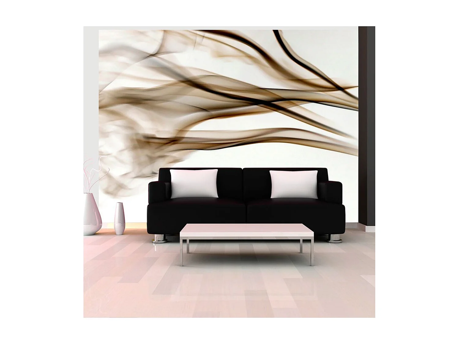 Papier Peint "Fumée Abstraction" 270 x 350 cm