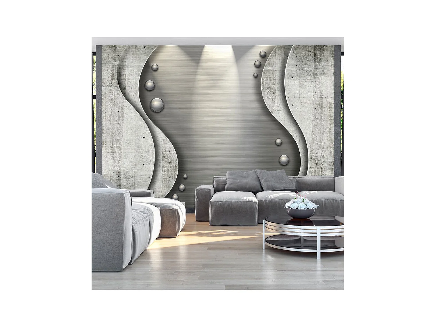 Papier Peint "Concrete Sea" 140 x 200 cm