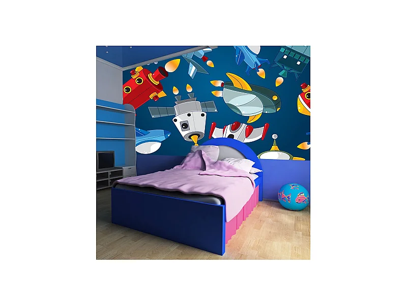 Papier Peint "Véhicules Spatiaux" 270 x 350 cm