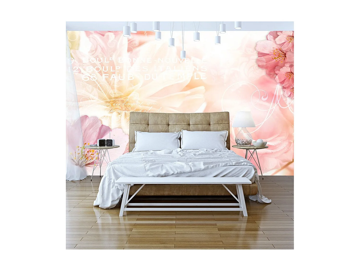 Papier Peint "Romantic Message" 140 x 200 cm