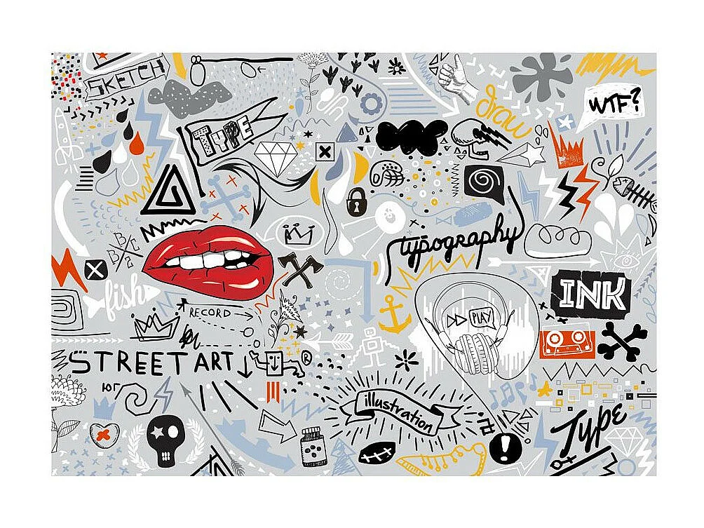 Papier Peint "Stream of Thought" 210 x 300 cm